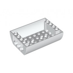 Slope, Curved 6 x 8 x 2 Inverted Double : {бял}