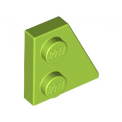 Дясна плочка 2X2 27 градуса: {ярко жълто-зелен}