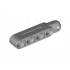 Technic, Steering Arm 5 x 1 with Tow Ball Socket Rounded, Chamfered (Type 2): {умерено каменно сив}