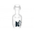 Minifigure, Utensil Bottle with Black Sailing Ship on Pedestal Pattern : {прозрачен}