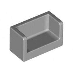 Стенен елемент двоен ъгъл 1X2X1 : {умерено каменно сив}