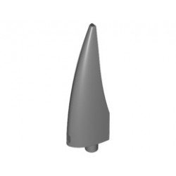 Нокът с вал 1X4X1 W/ Ø3.2 мм: {тъмно каменно сив}