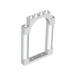 Стена 1X6X7 с арка: {бял}