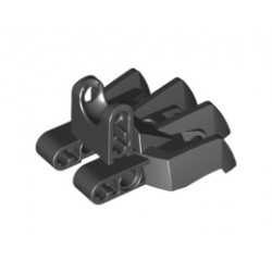 Hero Factory Foot with Four Short Claws and Ball Socket : {черен}