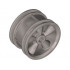 Джанта широка Ø30X20 с кръстообразен отвор, NO. 1: {сребърно метален}