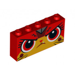 Тухличка 1X5X2, NO. 1: {ярко червен}