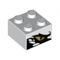 Тухличка 2X2, NO. 119: {бял}