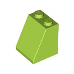 Покривна плочка 2X2x2/65°: {ярко жълто-зелен}