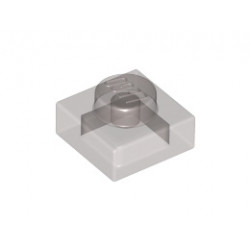 Плочка 1X1 : {прозрачно кафяв}