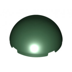 Купол Ø32 : {земно зелен}