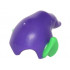 Minifigure, Headgear Hat, Elf Drooping with Pointed Ears with Dark Purple Top Pattern (Green Goblin): {ярко жълто-зелен}