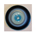 Dish 4 x 4 Inverted (Radar) with Open Stud with Black, Light Blue and Metallic Silver Circles Pattern: {прозрачно светло син}