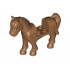 Horse with 2 x 2 Cutout, Medium Nougat Eyes Pattern: {умерен нуга}