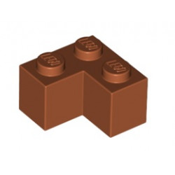 Тухличка ъгъл 1X2x2 : {тъмно оранжев}