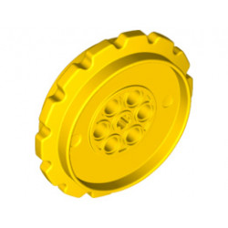 Technic Tread Sprocket Wheel Extra Large: {ярко жълт}