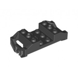 Train Wheel RC Train, Holder with Pin Slots: {черен}