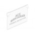 Glass for Window 1 x 4 x 3 - Opening with 'ACE BRICKMAN PRIVATE DETECTIVE' Pattern : {прозрачен}
