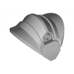 Large Figure Armor, Shoulder - 2 x 4 Brick Base with Curved Ends and Side Studs: {умерено каменно сив}