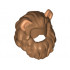 Minifigure, Hair Lion's Mane with Nougat Cat Ears Pattern: {умерен нуга}