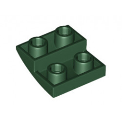 Тухличка 2X2X2/3 инверсна дъга: {земно зелен}