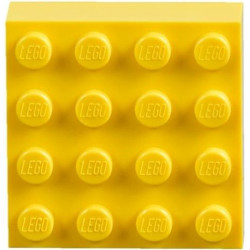 Magnet Brick, Modified 4 x 4 Sealed Base: {ярко жълт}