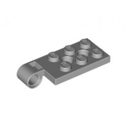 Плочка с панта 2X4 с 2 дупка Ø4.85 горна: {умерено каменно сив}