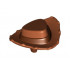 Minifigure, Hair Combo, Hair with Hat, Short Hair, Dark Orange Cowboy Triangular Brim Hat with Reddish Brown Band Pattern : {червеникаво-кафяв}