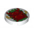 Плоска плочка 2X2 кръгла, No.: {бял}
