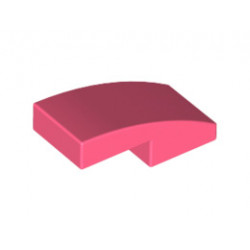 Плочка с дъга 1X2X2/3: {пъстро коралов}