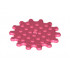 Plate, Round 6 x 6 with 14 Gear Teeth / Flower Petals: {пъстро коралов}