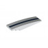 Slope, Curved 8 x 2 with Dark Blue Stripe Pattern: {бял}