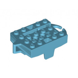 Превозно средство, базова кола с влакче в увеселителен парк 4 x 5: {умерено небесносин}