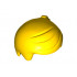 Minifigure, Hair Short with 2 Locks on Left Side: {ярко жълт}