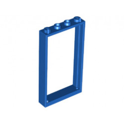 Рамка 1X4x6 : {ярко син}