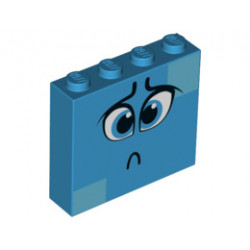 Тухличка 1X4X3, No. 4: {тъмно небесносин}