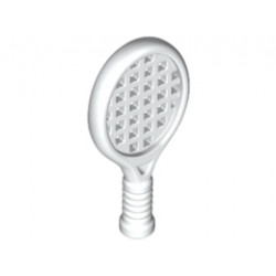 Minifigure, Utensil Tennis Racket : {бял}