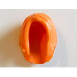 Minifigure, Hair Female Long Straight: {ярко оранжев}