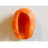 Minifigure, Hair Female Long Straight: {ярко оранжев}