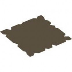 Cloth Treasure Map 3.5 x 3.5 (Water-reactive - map becomes visible when wet): {пясъчно жълт}