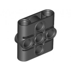 Свързваща полугреда 1X3X3: {черен}