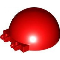 Windscreen 6 x 6 x 3 Canopy Half Sphere with Dual 2 Fingers: {ярко червен}