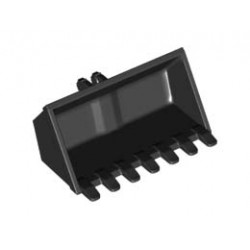 SHOVEL 4X6X2 1/3 FRIC/FORK: {черен}