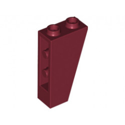 Покривна плочка 1X2x3/74° инверсна : {нов тъмно червен}