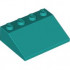 ROOF TILE 3X4/25°: {ярко синьо-зелен}