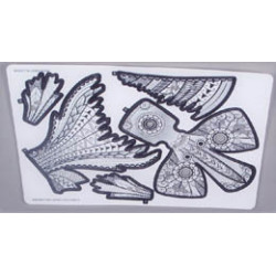 Plastic Skin Ink Koi Sheet 1 of 2 for Set 81003-1: {неопределен}