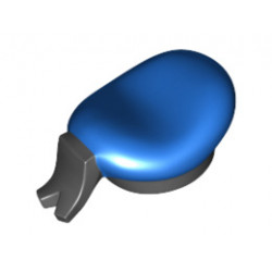 Minifigure, Hat with Pin Attachment Sailor with Ribbon and Blue Top Pattern : {черен}