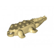 Alligator / Crocodile Body with 10 Lower Teeth: {тухлено жълт}
