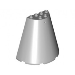 Полуконус 8X6X4 : {умерено каменно сив}