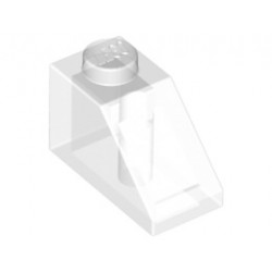 Покривна плочка 1X2/45° : {прозрачен}