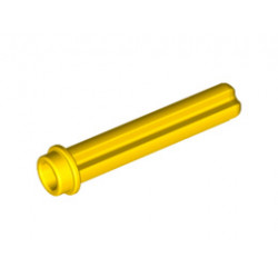 Technic, Axle 3 with Stud: {ярко жълт}